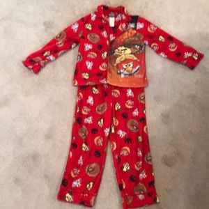 Boys Angry Birds/Star Wars Fleece Pajamas